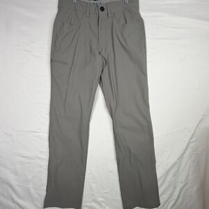 Orvis Mens Tech Performance Pants Gray 30x32 Outdoor Travel Hiking Trousers